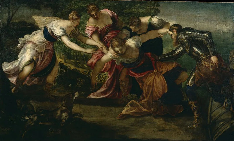 Pompeuksen paluu Pharsalén taistelun jälkeen - Jacopo Tintoretto