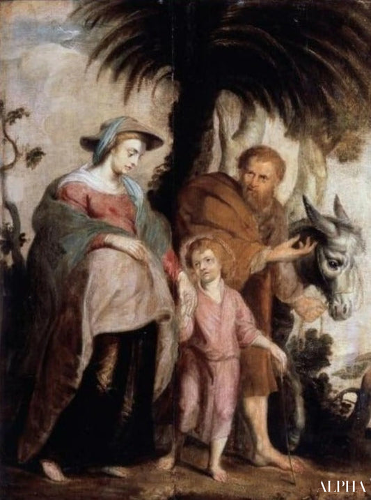 Egyptin paluu - Peter Paul Rubens - Taulujen ja korkealaatuisten maalauksien reproduktiot