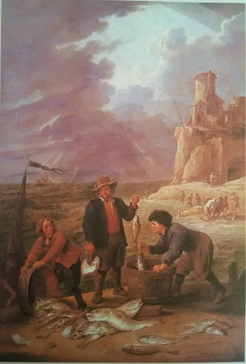 Kalastajien paluu saaliineen - David Teniers nuorempi