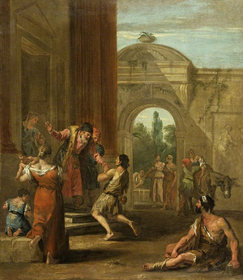 Poikansa paluun - Sebastiano Ricci