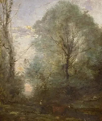 Pieni Bouvierin paluu - Jean-Baptiste Camille Corot