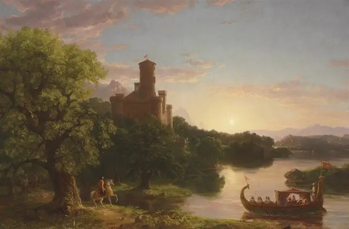 Turnauksen paluu - Thomas Cole