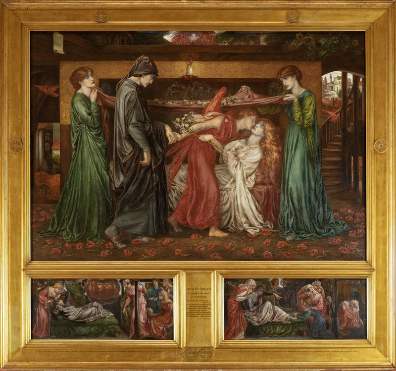 Danten unelma Béatrice kuoleman päivänä - Dante Gabriel Rossetti