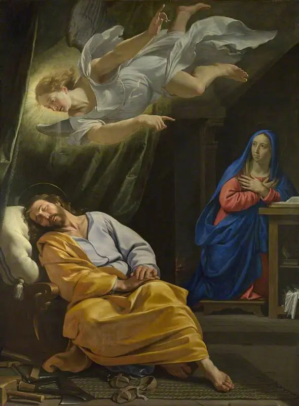 Pyhän Joosefin unelma - Philippe de Champaigne