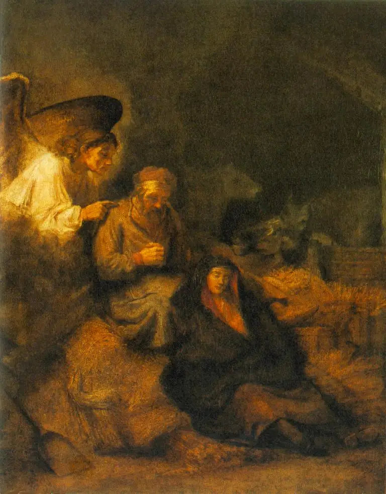 Pyhä Joosefin unelma - Rembrandt