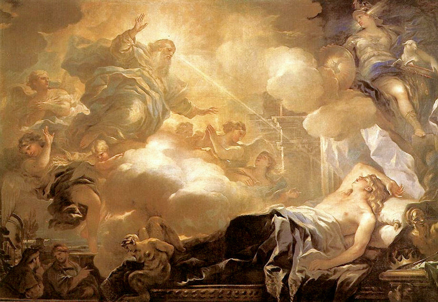 Salomonin unelma - Luca Giordano