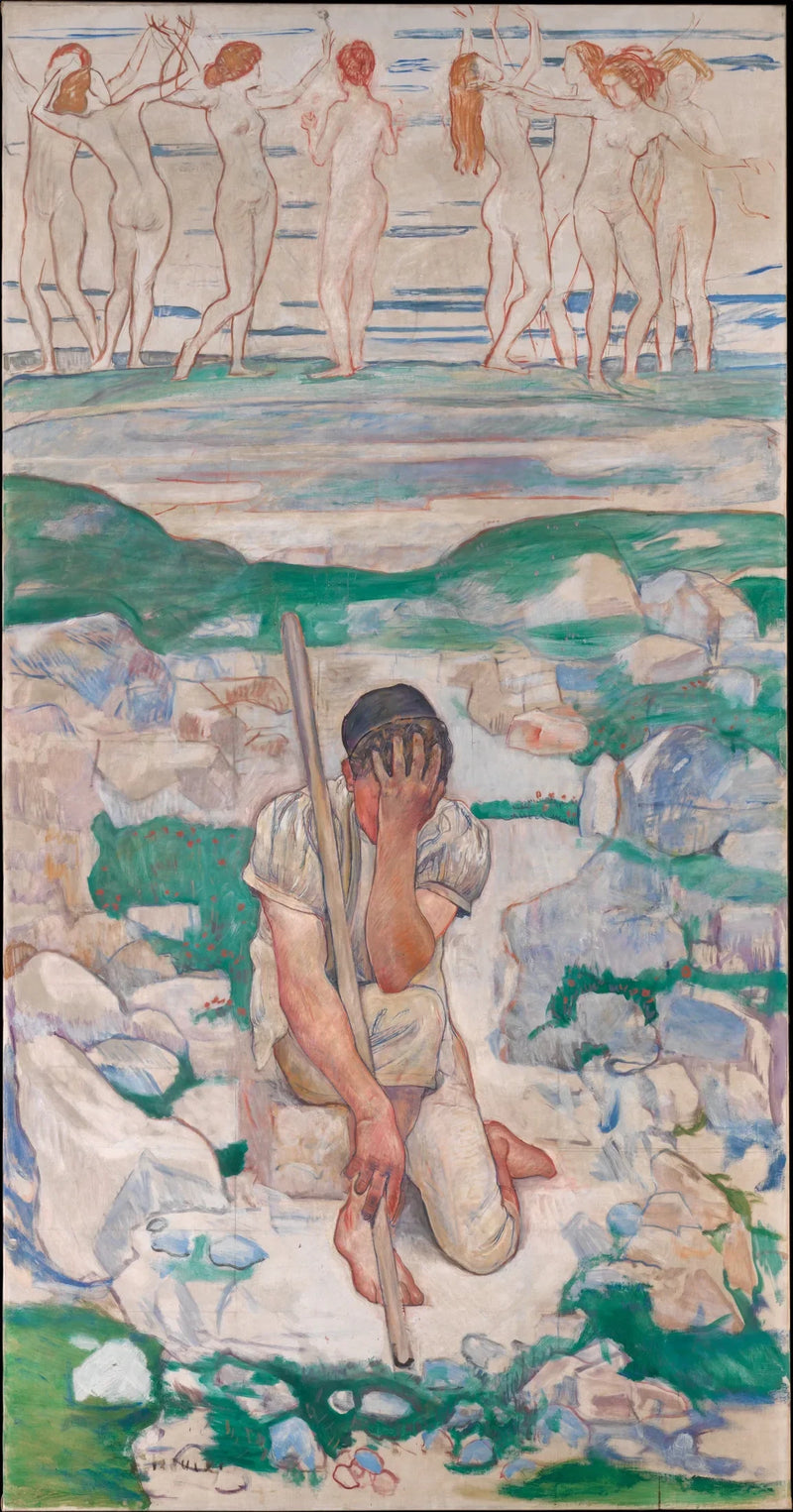 Laulajan unelma (Der Traum des Hirten) - Ferdinand Hodler