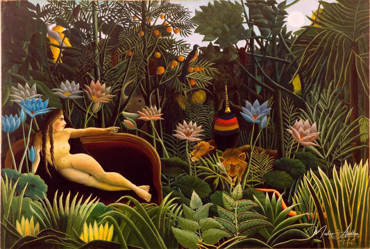 Le Rêve - Henri Rousseau - Reproductions de tableaux et peintures haut de gamme