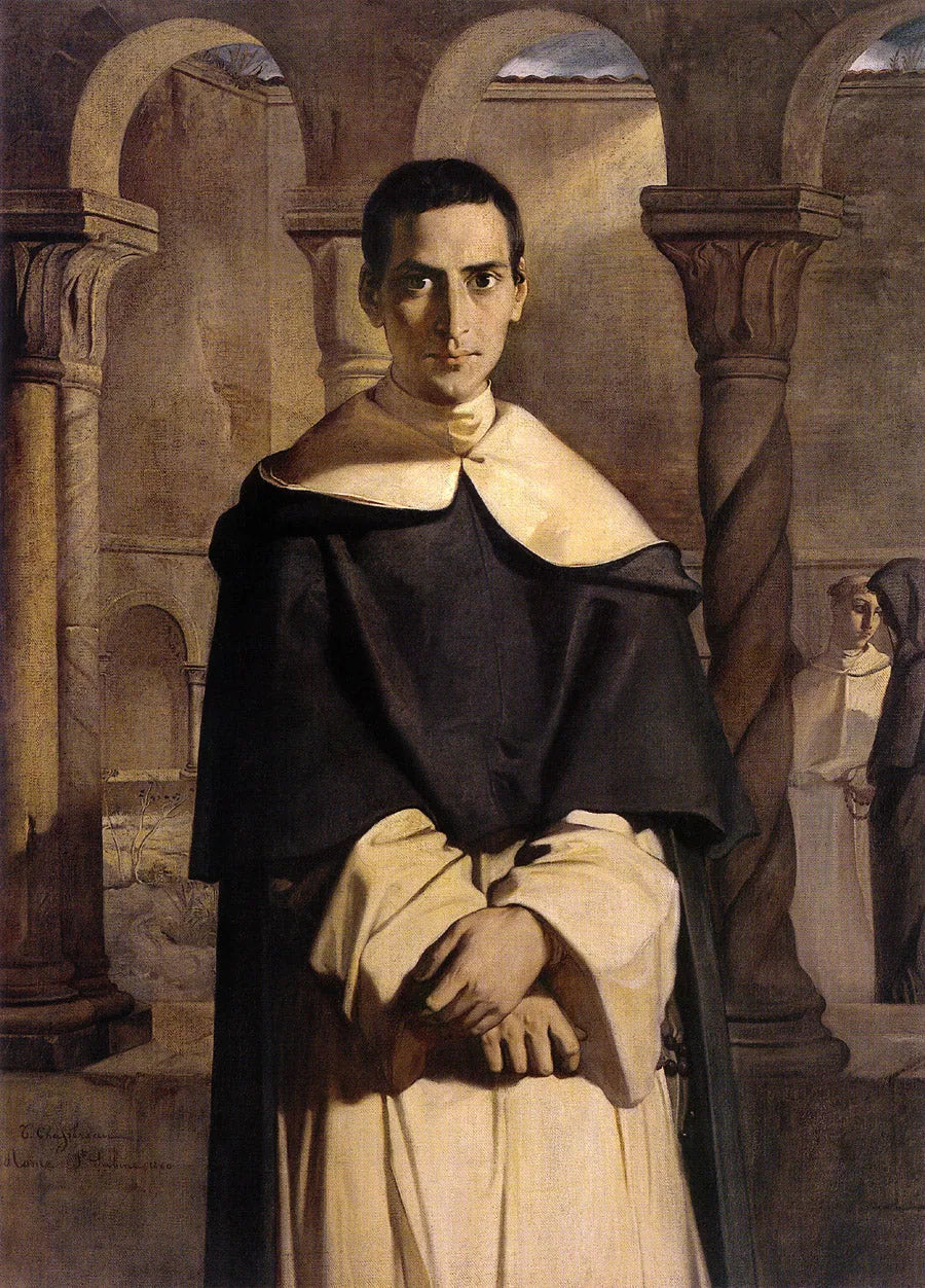 Reverend Père Dominique Lacordaire of the Dominican Order - Théodore Chassériau