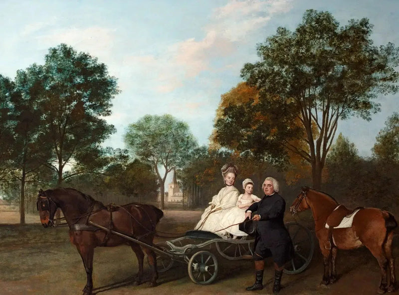 Reverend Robert Carter Thelwall ja hänen perheensä - George Stubbs