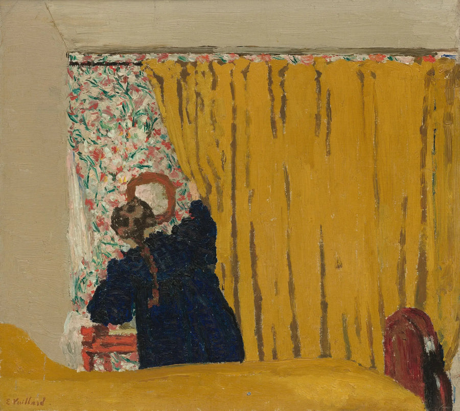 Keltainen verho - Édouard Vuillard