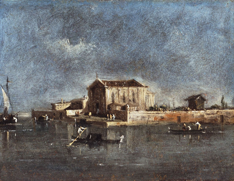 Venetsian Rio dei Mendicanti - Francesco Guardi