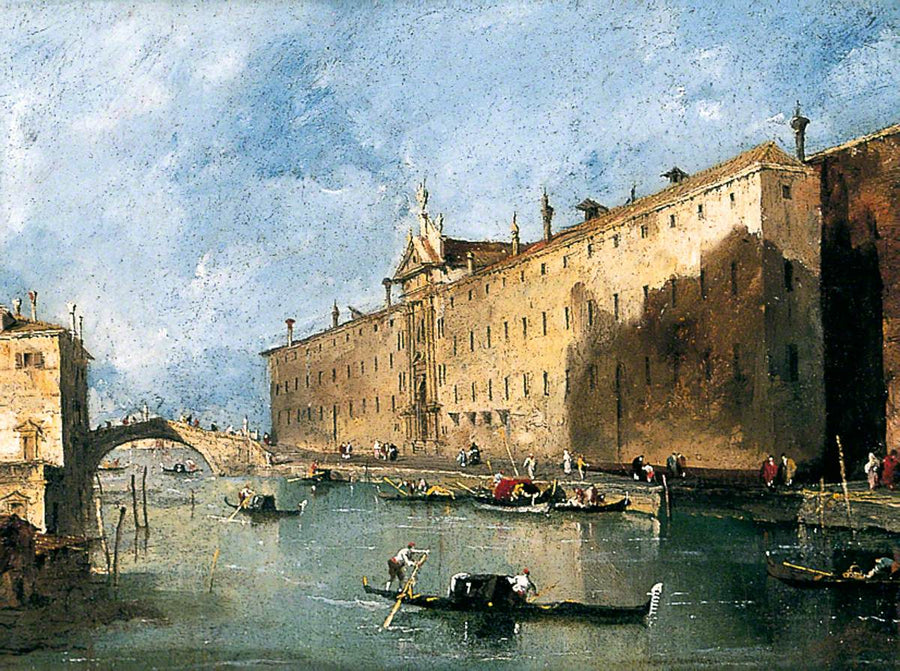 "Rio dei mendicanti" - Francesco Guardi