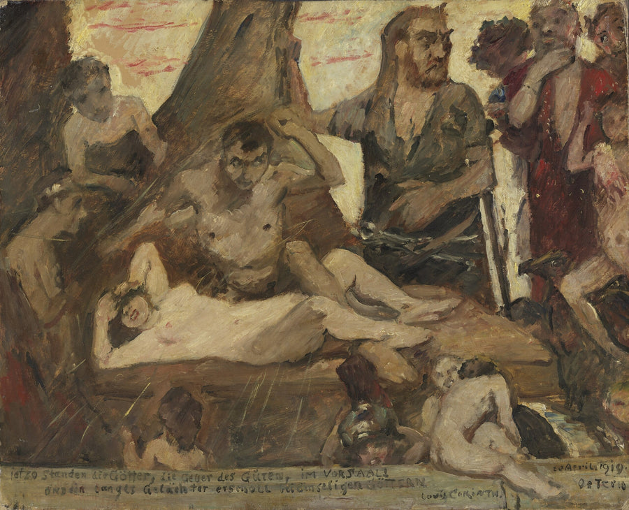 Homeerinen nauru - Lovis Corinth