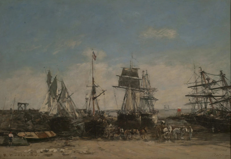 Portrieux'n ranta, Côtes-du-Nord - Eugène Boudin