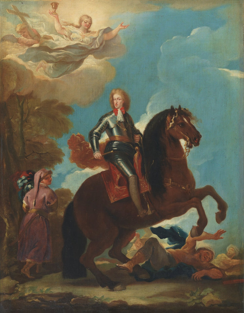 Kuningas Kaarle II Espanjassa ratsain - Luca Giordano