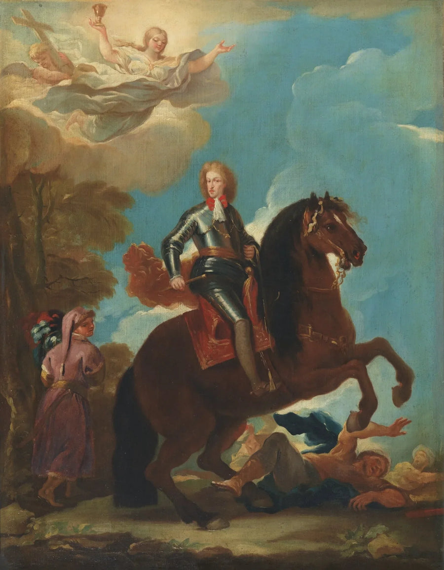 Kuningas Kaarle II Espanjassa ratsain - Luca Giordano