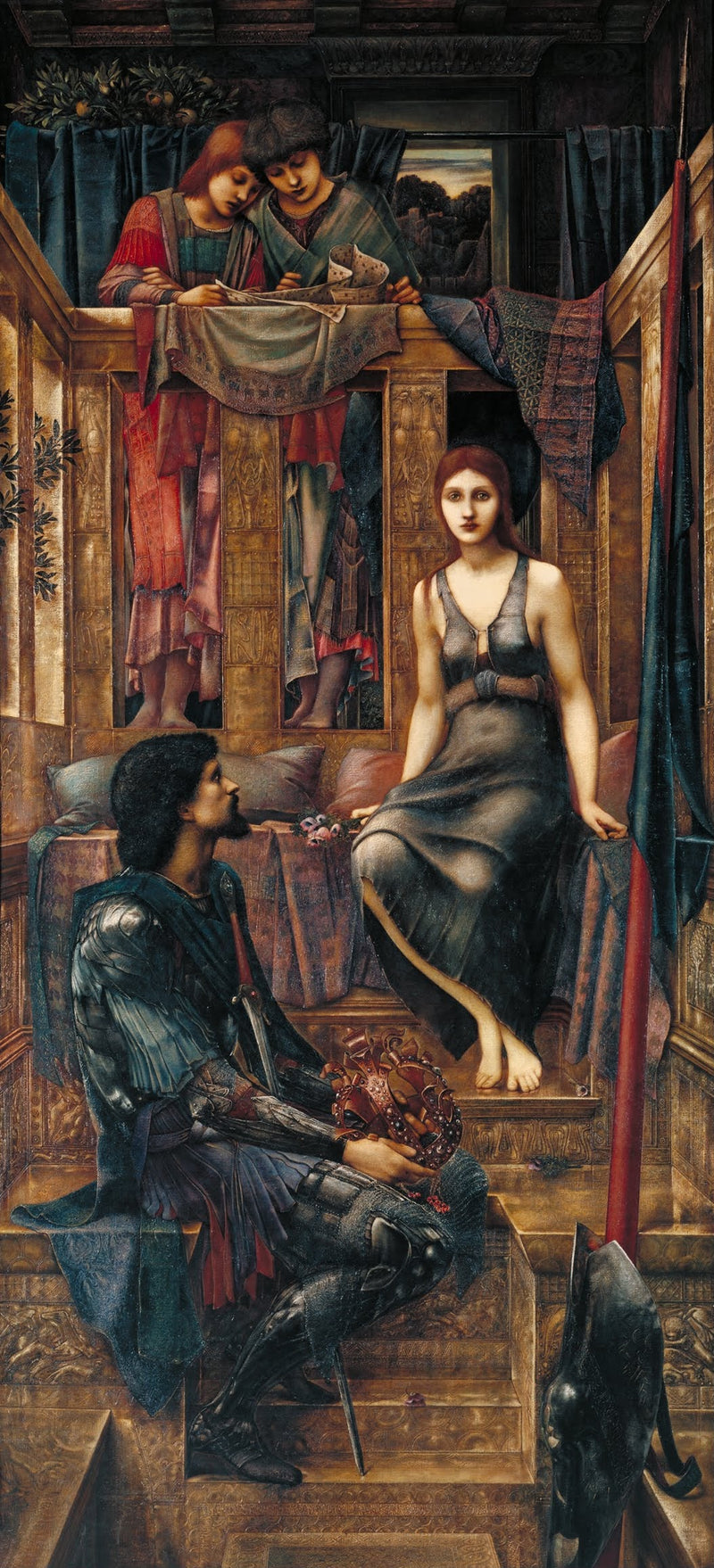 Kuningas Cophetua ja nuori kerjäläisnainen - Edward Burne-Jones