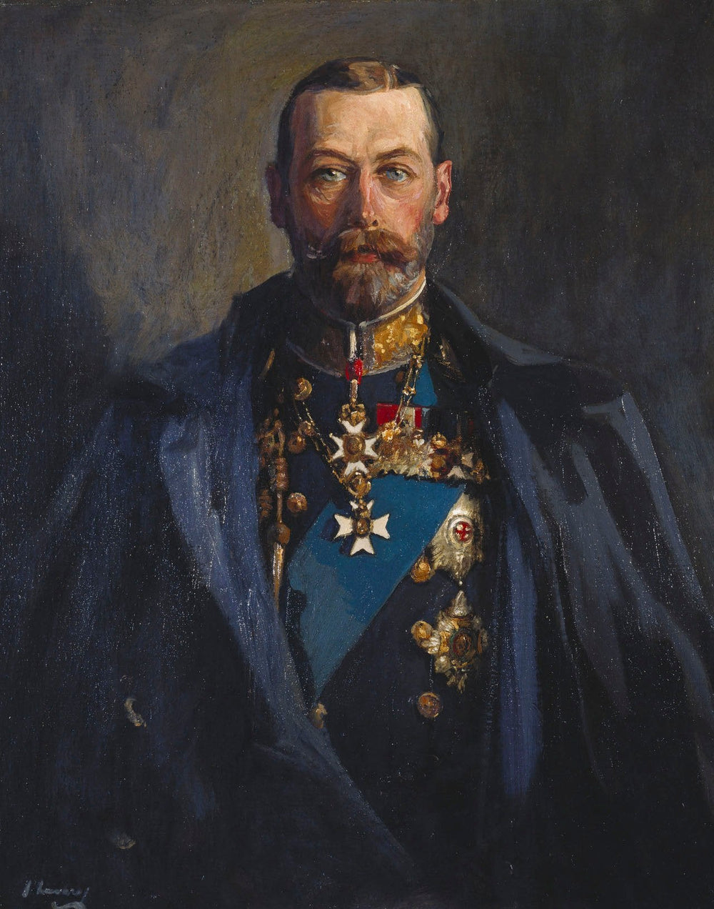 Kuningas Yrjö V (1865-1936) - John Lavery