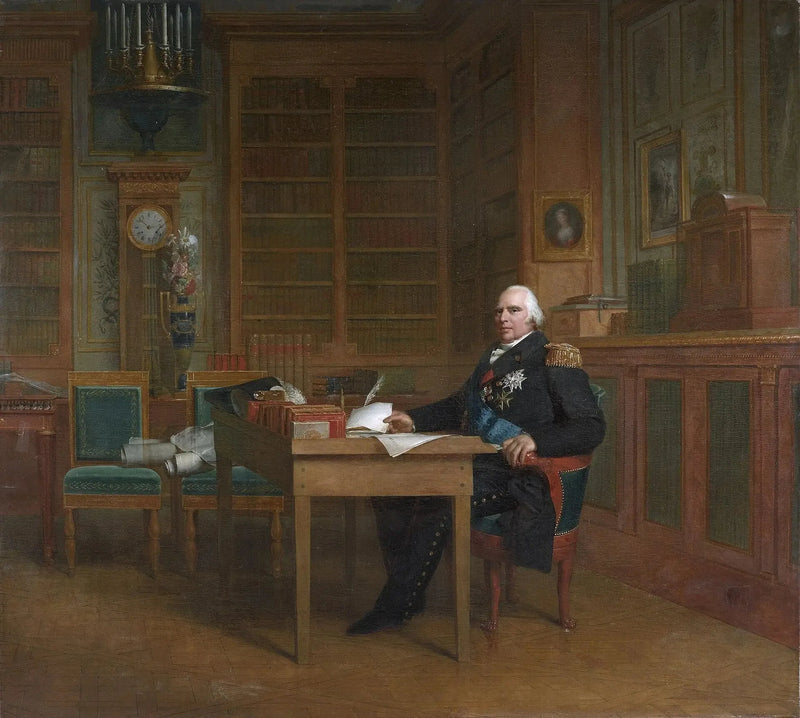 Kuninkaan Louis XVIII työhuone Tuileriesissä - François Gérard