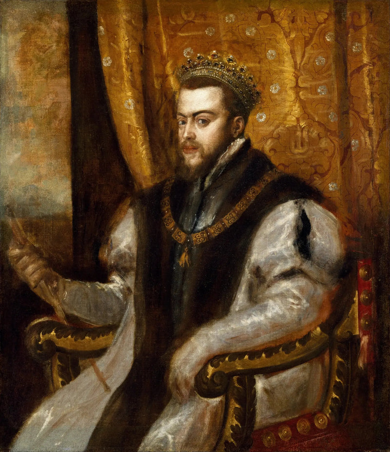 Espanjan kuningas Filippo II - Titian