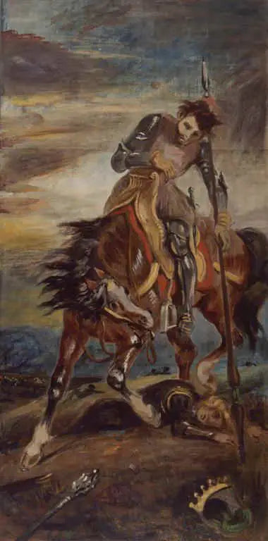 Kuningas Rodrigue - Eugène Delacroix