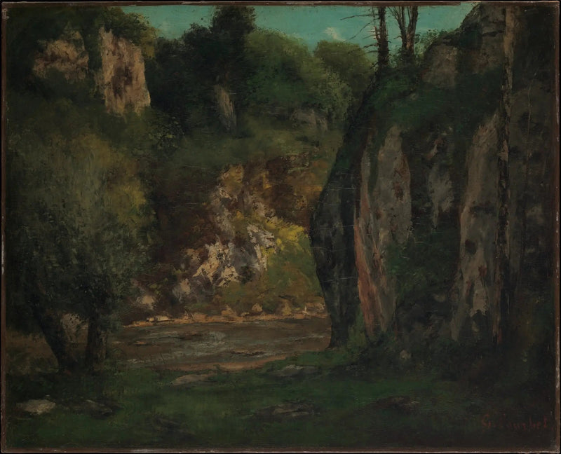 Piilossa oleva puro - Gustave Courbet