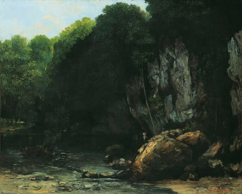Pumppukaivon puro - Gustave Courbet
