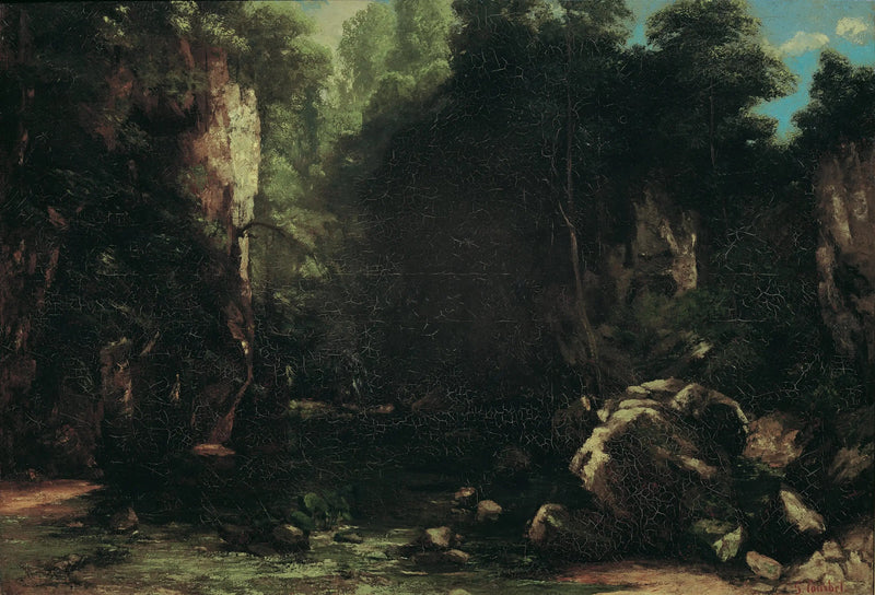 Varjostettu puro - Gustave Courbet