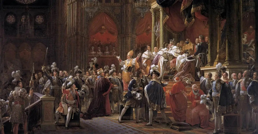Kaarle X:n pyhittäminen - François Gérard
