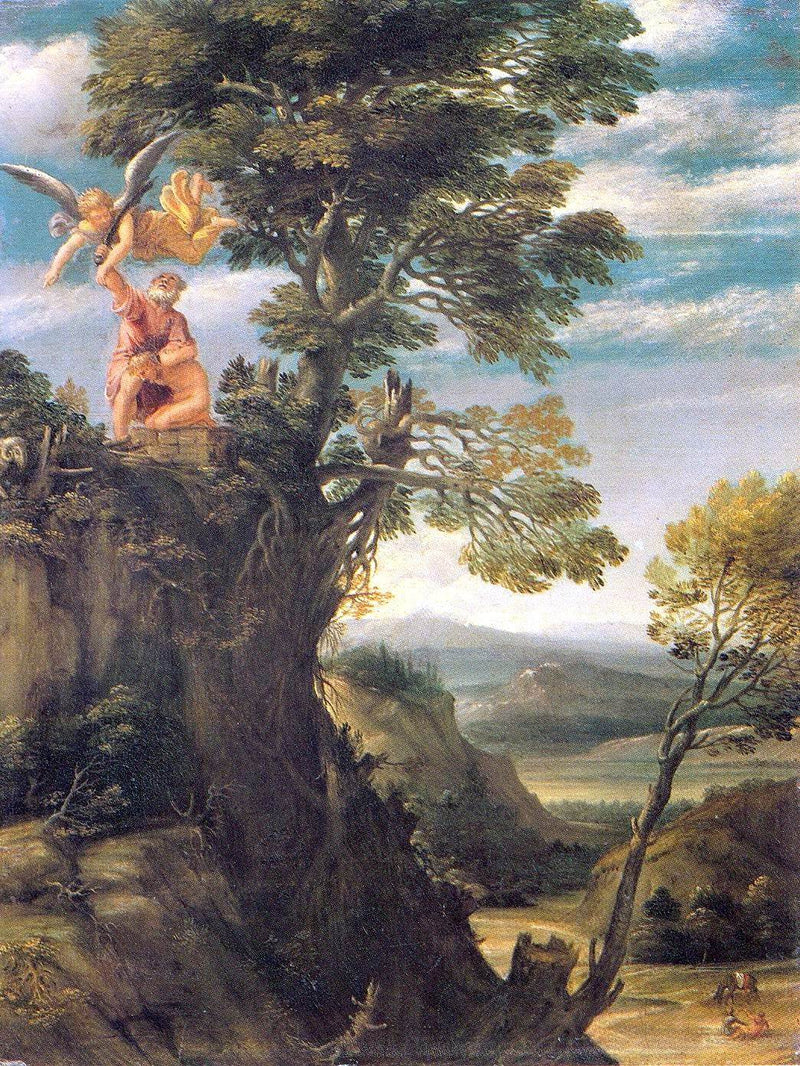 Aabrahamin uhri - Annibale Carracci