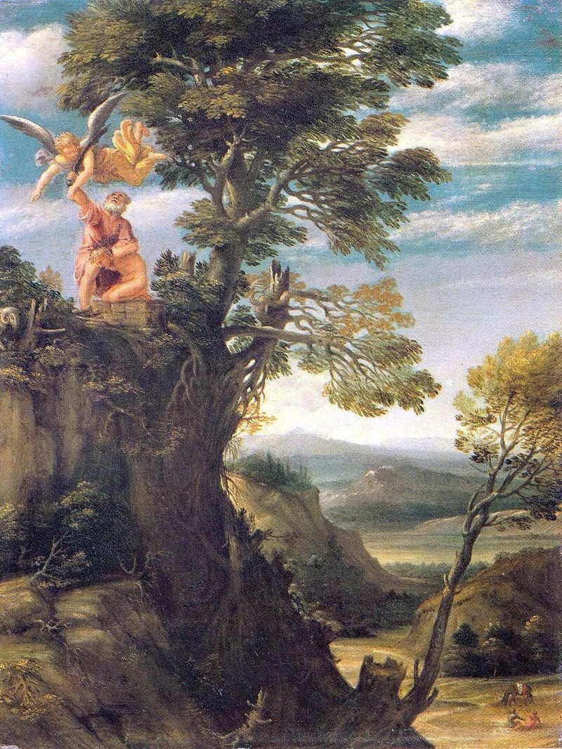 Aabrahamin uhri - Annibale Carracci