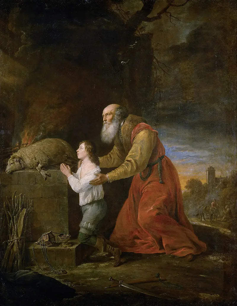Aabrahamin uhri - David Teniers nuorempi