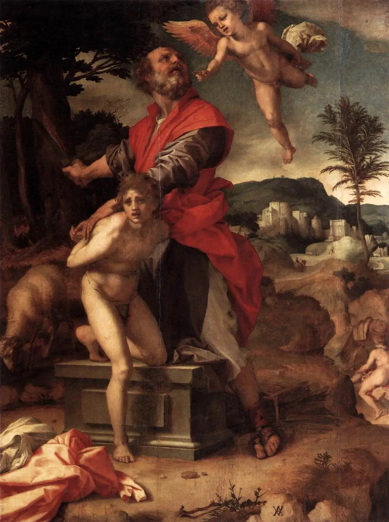 Iisakin uhraus - Andrea del Sarto