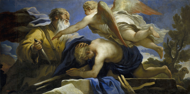 Isaacin uhraus - Luca Giordano