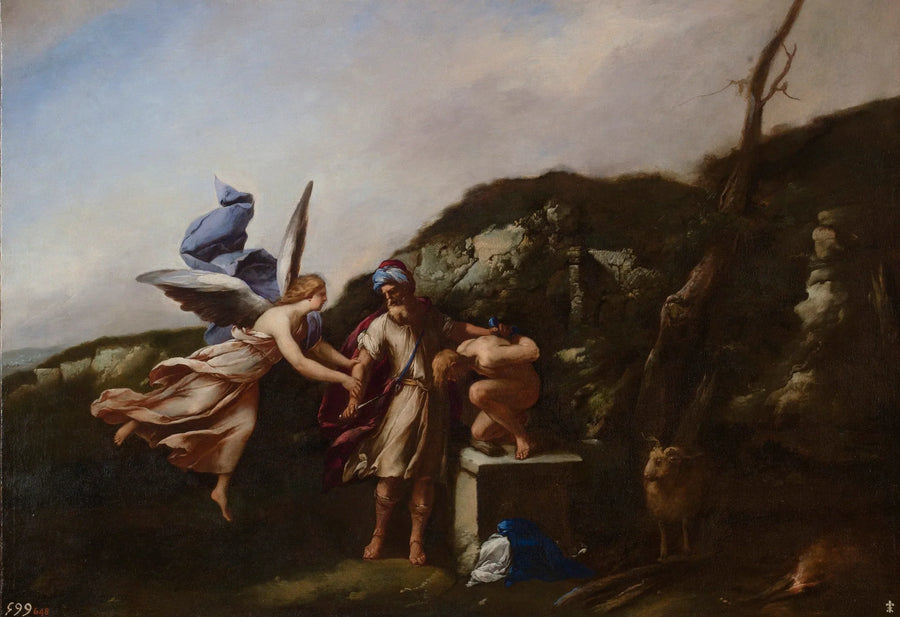 Iisakin uhraus - Luca Giordano