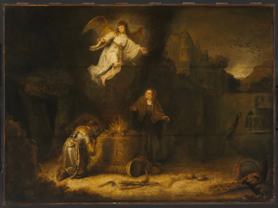 Manoahin uhri - Rembrandt