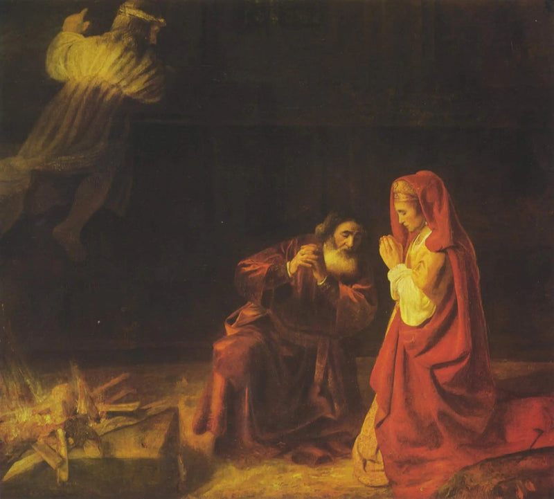 Manoahin uhri - Rembrandt