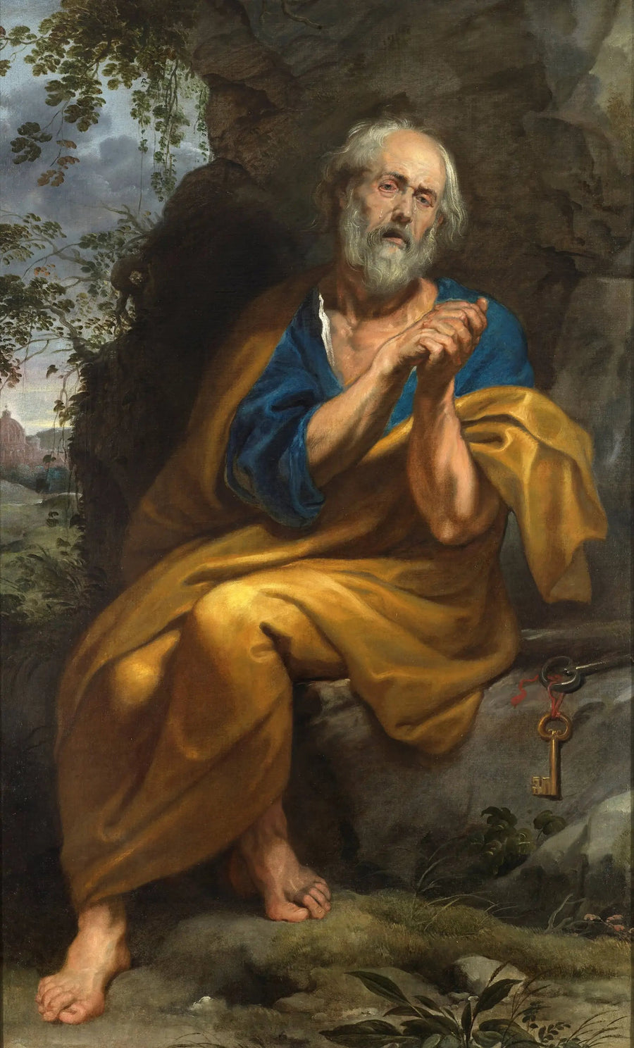 Ristiinnaulittu Pyhä Pietari - Antoine van Dyck