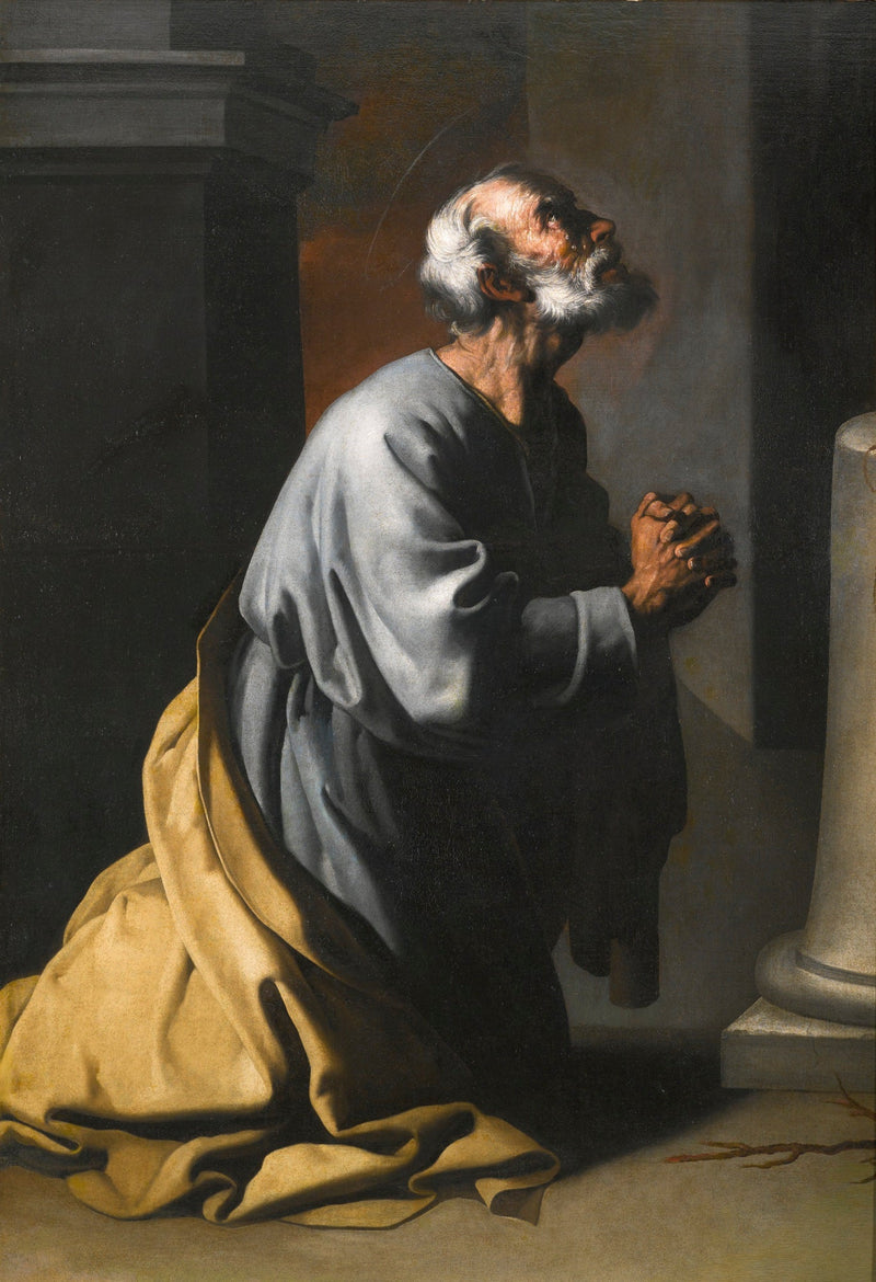 Ristiinnaulittu Pyhä Pietari - Francisco de Zurbarán