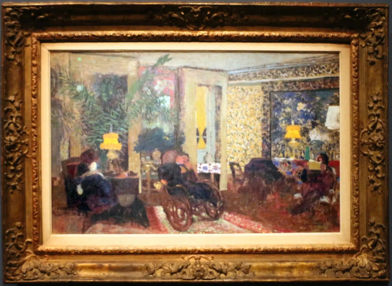 Kolmen lampun sali, Saint-Florentinin katu - Édouard Vuillard
