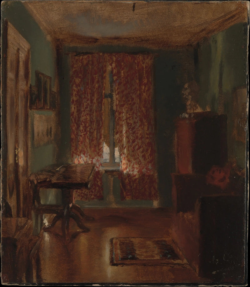 Taiteilijan sali Ritterstrasse - Adolph von Menzel