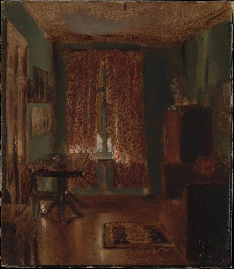 Taiteilijan sali Ritterstrasse - Adolph von Menzel
