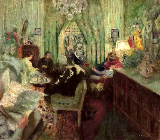Madame Aronin sali - Édouard Vuillard