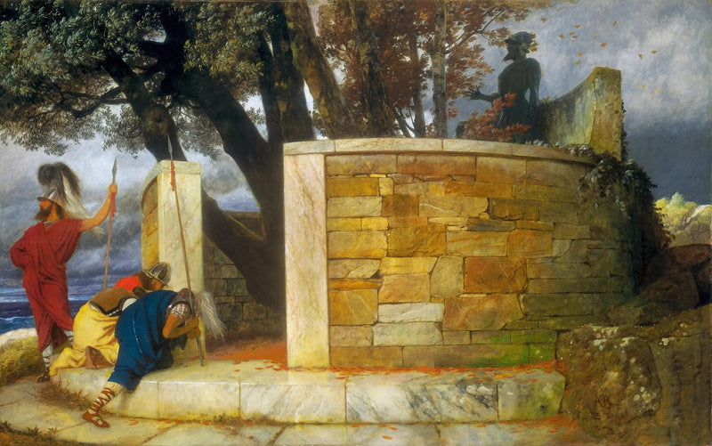 Herkulesin pyhäkkö - Arnold Böcklin