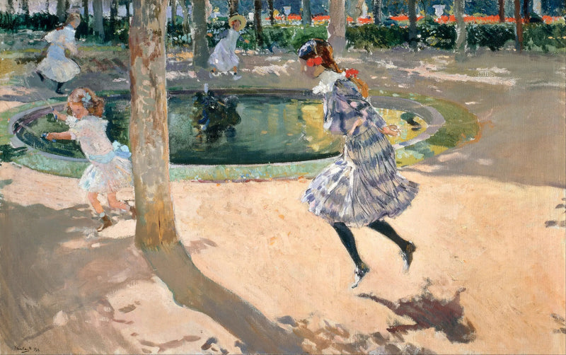 Hoppu köydellä - Joaquín Sorolla