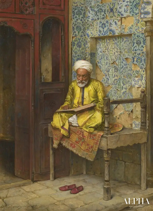 Le savant du Caire - Arthur von Ferraris Reproductions de tableaux à la peinture à l’huile