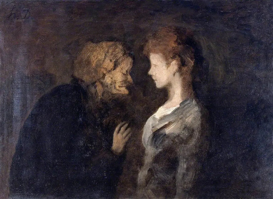 Salaisuus - Honoré Daumier