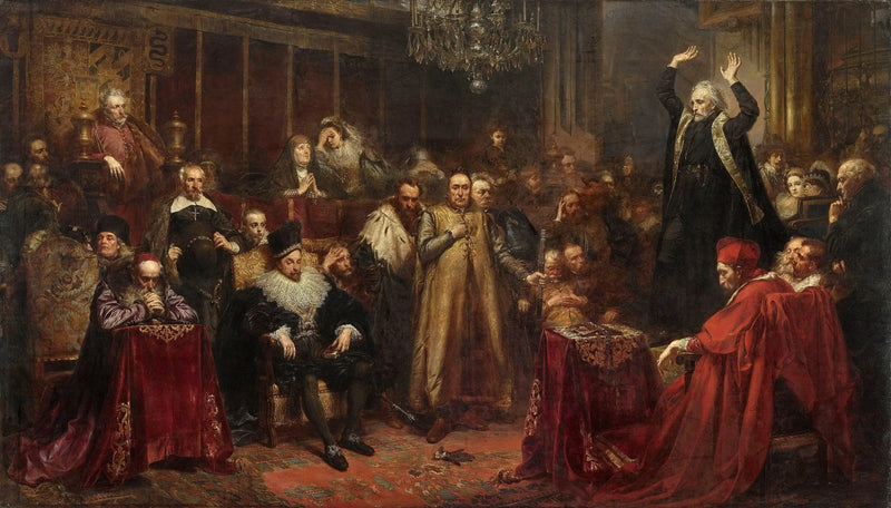 Piotr Skargan saarna - Jan Matejko