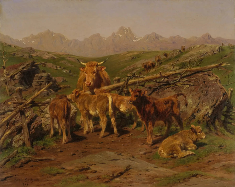 Vasikan vieroitus - Rosa Bonheur